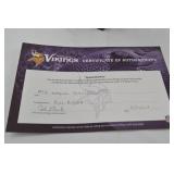 Minnesota Vikings NFL Autograph Football Signed by Kyle Rudolph Minnesota Vikings NFL Autograph Football Signed by Kyle Rudolph