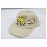 Looney Tunes Tweety Cap - 1999 Warner Bros Beige Hat Looney Tunes Tweety Cap - 1999 Warner Bros Beige Hat