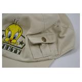 Looney Tunes Tweety Cap - 1999 Warner Bros Beige Hat Looney Tunes Tweety Cap - 1999 Warner Bros Beige Hat
