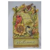 Bless This Home Bird and Sunflower Welcome Plaque Bless This Home Bird and Sunflower Welcome Plaque