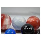 Crystal Sphere and Pyramid Collection - Mixed Gemstones and Specimens Crystal Sphere and Pyramid Collection - Mixed Gemstones and Specimens