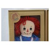 Raggedy Ann and Andy Boxed Dolls Set with Certificate of Authenticity Raggedy Ann and Andy Boxed Dolls Set with Certificate of Authenticity