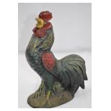 Vintage Painted Cast Iron Rooster Doorstop Vintage Painted Cast Iron Rooster Doorstop