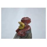 Vintage Painted Cast Iron Rooster Doorstop Vintage Painted Cast Iron Rooster Doorstop