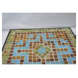 Pair of Mosaic Tile Top Square Plant Stands/Tables 13" x 13" x 6" Pair of Mosaic Tile Top Square Plant Stands/Tables 13" x 13" x 6"