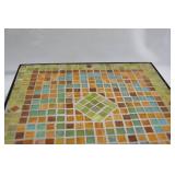 Pair of Mosaic Tile Top Square Plant Stands/Tables 13" x 13" x 6" Pair of Mosaic Tile Top Square Plant Stands/Tables 13" x 13" x 6"