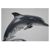 Danbury Mint Riding the Wave Dolphin Sculpture by Mike Atkinson Danbury Mint Riding the Wave Dolphin Sculpture by Mike Atkinson
