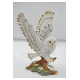 Homco Masterpiece Porcelain Arctic Flight Owl Figurine 1991 Homco Masterpiece Porcelain Arctic Flight Owl Figurine 1991