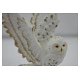 Homco Masterpiece Porcelain Arctic Flight Owl Figurine 1991 Homco Masterpiece Porcelain Arctic Flight Owl Figurine 1991