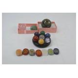 Crystal Sphere and Chakra Stone Collection - 13 Pieces Crystal Sphere and Chakra Stone Collection - 13 Pieces