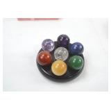 Crystal Sphere and Chakra Stone Collection - 13 Pieces Crystal Sphere and Chakra Stone Collection - 13 Pieces