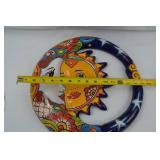 Talavera Sun and Moon Wall Art, 13 Inch, Made in Mexico Talavera Sun and Moon Wall Art, 13 Inch, Made in Mexico