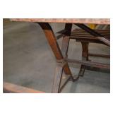 Unique Outdoor Sturdy Metal Picnic Table with Benches Unique Outdoor Sturdy Metal Picnic Table with Benches