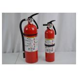 Pair of Multi-Purpose Fire Extinguishers - ABC Dry Chemical Pair of Multi-Purpose Fire Extinguishers - ABC Dry Chemical