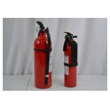 Pair of Multi-Purpose Fire Extinguishers - ABC Dry Chemical Pair of Multi-Purpose Fire Extinguishers - ABC Dry Chemical