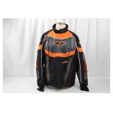 FXR Racing X-Cross Snowmobile Jacket XL Black Orange FXR Racing X-Cross Snowmobile Jacket XL Black Orange