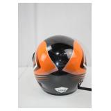 Arctic Cat Full Face Snowmobile Helmet Black Orange Arctic Cat Full Face Snowmobile Helmet Black Orange