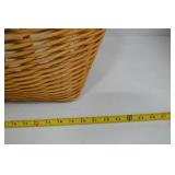 Set of 4 Wicker Storage Baskets with Fabric Liners Set of 4 Wicker Storage Baskets with Fabric Liners