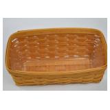 Longaberger Handwoven Basket Collection with Liners and Wood Lid Longaberger Handwoven Basket Collection with Liners and Wood Lid
