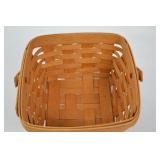 Longaberger Handwoven Basket Collection with Liners and Wood Lid Longaberger Handwoven Basket Collection with Liners and Wood Lid