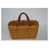 Longaberger Handwoven Basket Collection with Liners and Wood Lid Longaberger Handwoven Basket Collection with Liners and Wood Lid