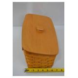 Longaberger Handwoven Basket Collection with Liners and Wood Lid Longaberger Handwoven Basket Collection with Liners and Wood Lid