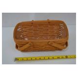 Longaberger Handwoven Basket Collection with Liners and Wood Lid Longaberger Handwoven Basket Collection with Liners and Wood Lid