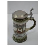 Vintage Staffel West Germany Stoneware Beer Stein with Pewter Lid Vintage Staffel West Germany Stoneware Beer Stein with Pewter Lid