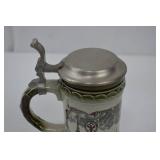 Vintage Staffel West Germany Stoneware Beer Stein with Pewter Lid Vintage Staffel West Germany Stoneware Beer Stein with Pewter Lid
