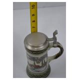 Vintage Staffel West Germany Stoneware Beer Stein with Pewter Lid Vintage Staffel West Germany Stoneware Beer Stein with Pewter Lid