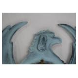 Distressed Blue Eagle Wall Mirror, 18x21 Inch Home Decor Accent Distressed Blue Eagle Wall Mirror, 18x21 Inch Home Decor Accent