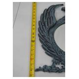 Distressed Blue Eagle Wall Mirror, 18x21 Inch Home Decor Accent Distressed Blue Eagle Wall Mirror, 18x21 Inch Home Decor Accent