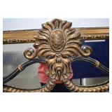 Pair of Paragon Black Gold Renaissance Wall Mirrors Pair of Paragon Black Gold Renaissance Wall Mirrors