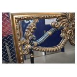 Pair of Paragon Black Gold Renaissance Wall Mirrors Pair of Paragon Black Gold Renaissance Wall Mirrors