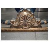 Pair of Paragon Black Gold Renaissance Wall Mirrors Pair of Paragon Black Gold Renaissance Wall Mirrors