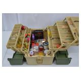 Plano Tackle Box Loaded with Fishing Lures, Bobbers, and Accessories Plano Tackle Box Loaded with Fishing Lures, Bobbers, and Accessories