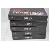 Boss Drive Car Trash Bags with Lid and Storage Pockets - Lot of 5 Boss Drive Car Trash Bags with Lid and Storage Pockets - Lot of 5