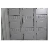 3-Column Steel Locker Unit, 78"H x 36"W x 18"D, 15 Compartments 3-Column Steel Locker Unit, 78"H x 36"W x 18"D, 15 Compartments