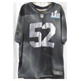 Nike NFL Super Bowl LII Jersey XL On Field Dri-Fit Black Nike NFL Super Bowl LII Jersey XL On Field Dri-Fit Black