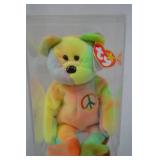 Ty Beanie Babies Bear Collection Lot of 9 in Display Cases Ty Beanie Babies Bear Collection Lot of 9 in Display Cases