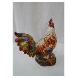 Vintage Hand-Painted Ceramic Rooster Statue 14 in Tall Vintage Hand-Painted Ceramic Rooster Statue 14 in Tall