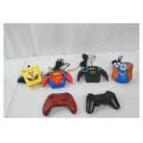 Plug and Play TV Game Controller Lot - Spongebob, Superman, Batman, Thing, Xbox, Sony Plug and Play TV Game Controller Lot - Spongebob, Superman, Batman, Thing, Xbox, Sony