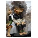 Vintage Troll Figurine Lot - Set of 5 Whimsical Collectibles Vintage Troll Figurine Lot - Set of 5 Whimsical Collectibles