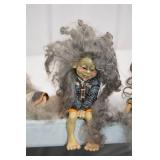 Vintage Troll Figurine Lot - Set of 5 Whimsical Collectibles Vintage Troll Figurine Lot - Set of 5 Whimsical Collectibles