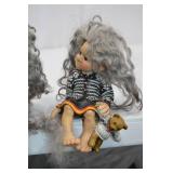 Vintage Troll Figurine Lot - Set of 5 Whimsical Collectibles Vintage Troll Figurine Lot - Set of 5 Whimsical Collectibles