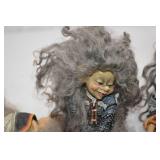 Vintage Troll Figurine Lot - Set of 5 Whimsical Collectibles Vintage Troll Figurine Lot - Set of 5 Whimsical Collectibles