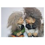 Vintage Troll Figurine Lot - Set of 5 Whimsical Collectibles Vintage Troll Figurine Lot - Set of 5 Whimsical Collectibles