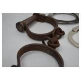 Antique and Vintage Handcuff Collection with Keys Antique and Vintage Handcuff Collection with Keys