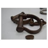 Antique and Vintage Handcuff Collection with Keys Antique and Vintage Handcuff Collection with Keys