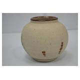 Mexican Pottery Vase with Kokopelli Design, Signed Mexican Pottery Vase with Kokopelli Design, Signed